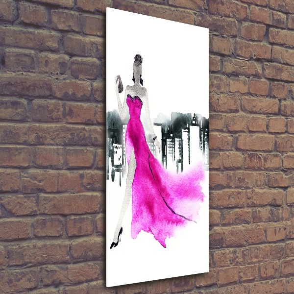 Print on acrylic glass Fashion illustration