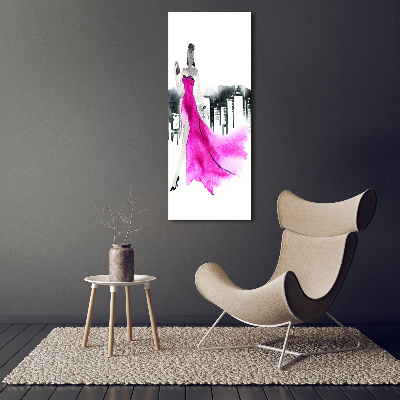 Print on acrylic glass Fashion illustration