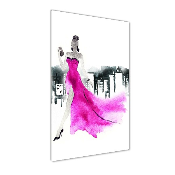 Print on acrylic glass Fashion illustration