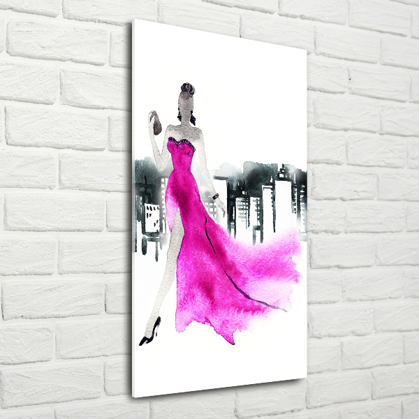 Print on acrylic glass Fashion illustration