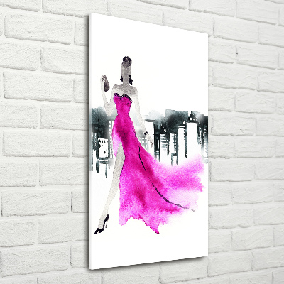 Print on acrylic glass Fashion illustration