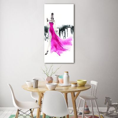 Print on acrylic glass Fashion illustration