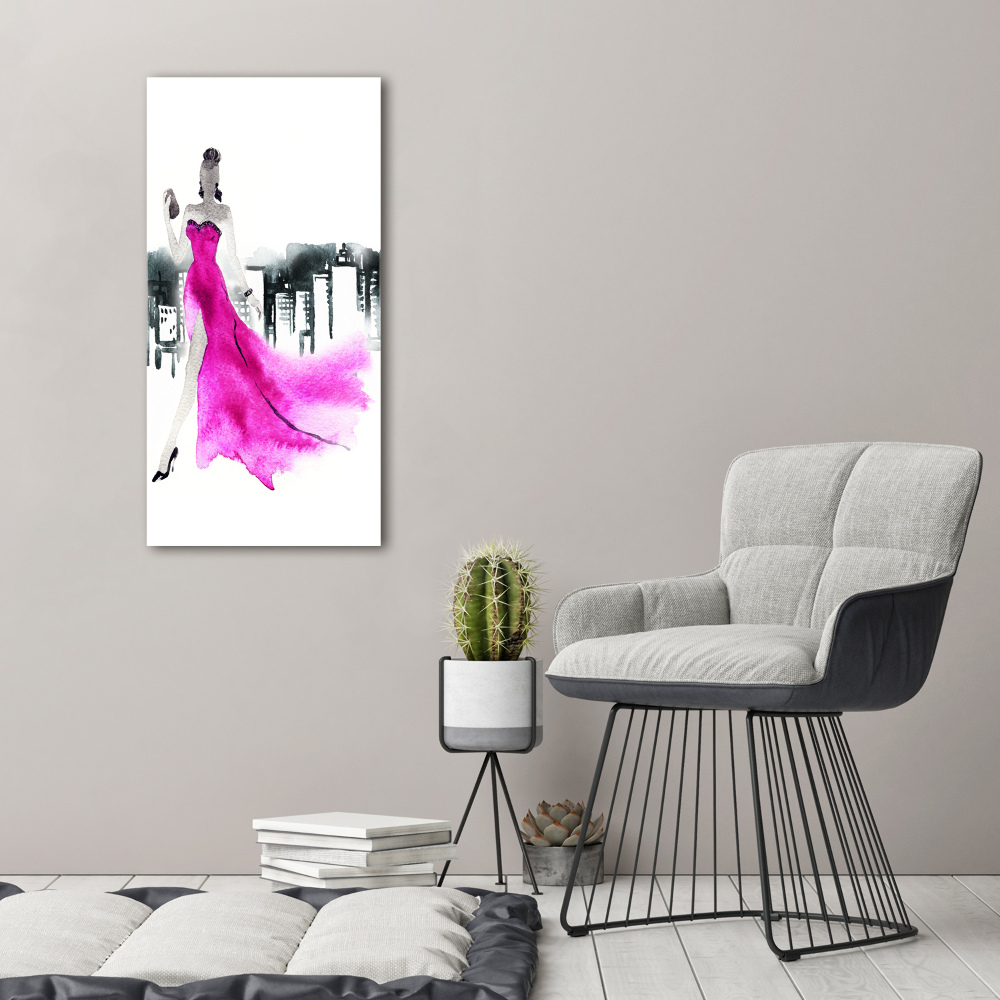 Print on acrylic glass Fashion illustration