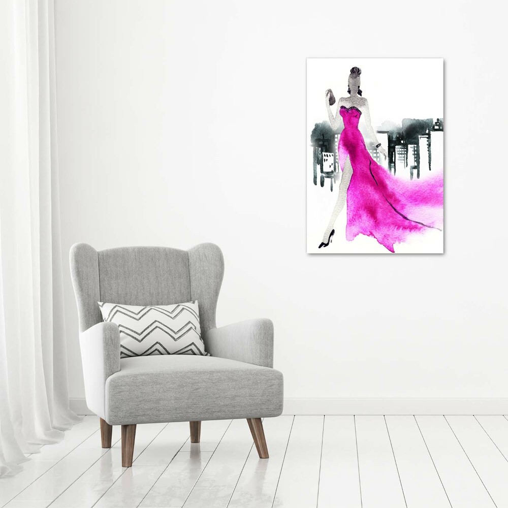 Print on acrylic glass Fashion illustration