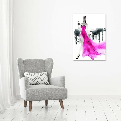 Print on acrylic glass Fashion illustration