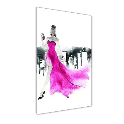 Print on acrylic glass Fashion illustration