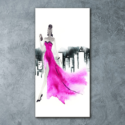 Print on acrylic glass Fashion illustration