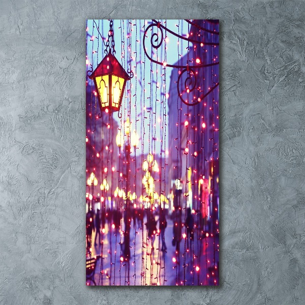 Acrylic wall art Lights in the city