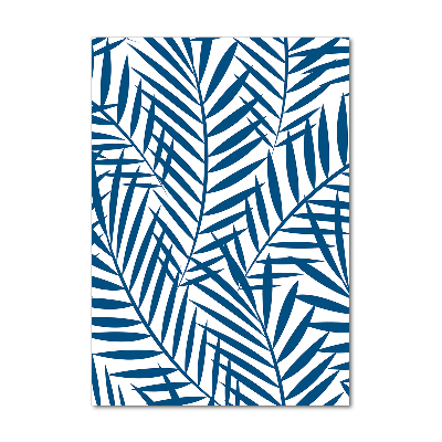 Wall art acrylic Tropical leaves