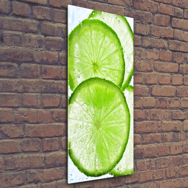 Print on acrylic glass Lime underwater