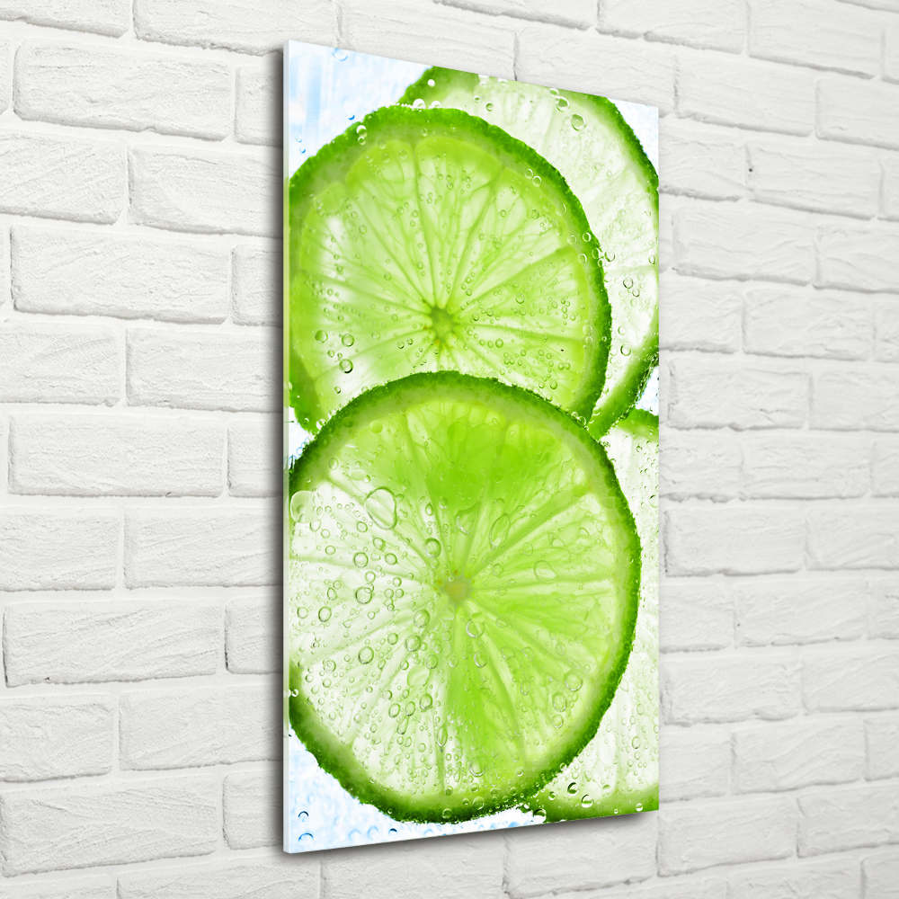 Print on acrylic glass Lime underwater