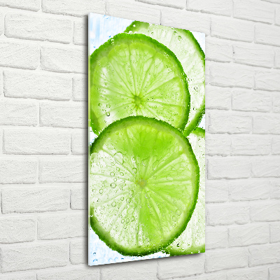 Print on acrylic glass Lime underwater