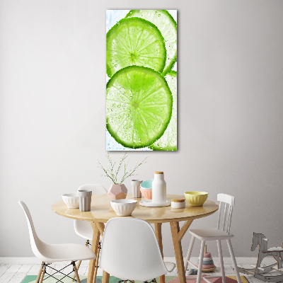 Print on acrylic glass Lime underwater