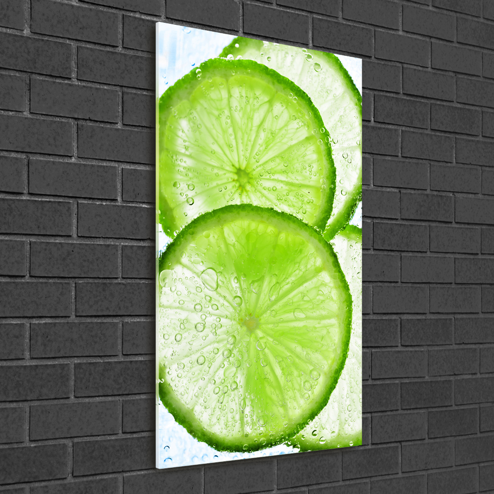 Print on acrylic glass Lime underwater