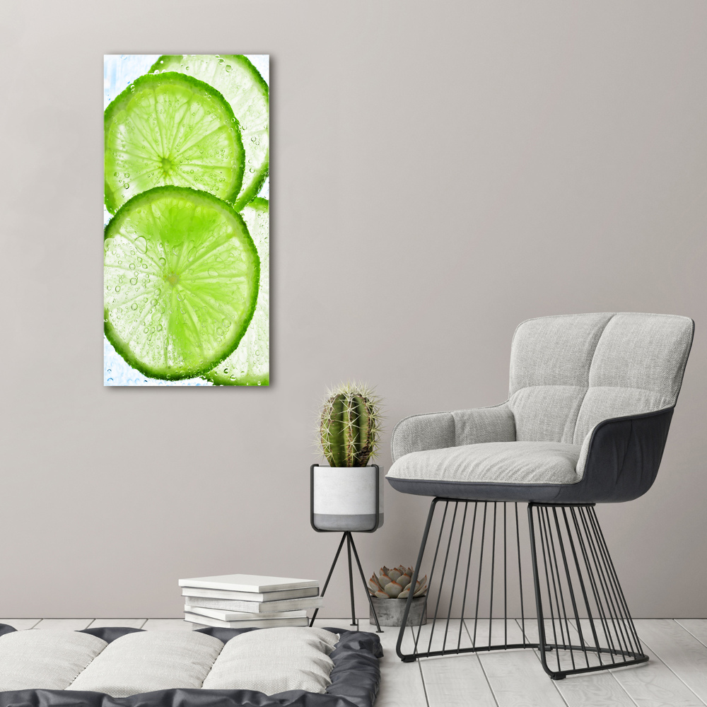 Print on acrylic glass Lime underwater