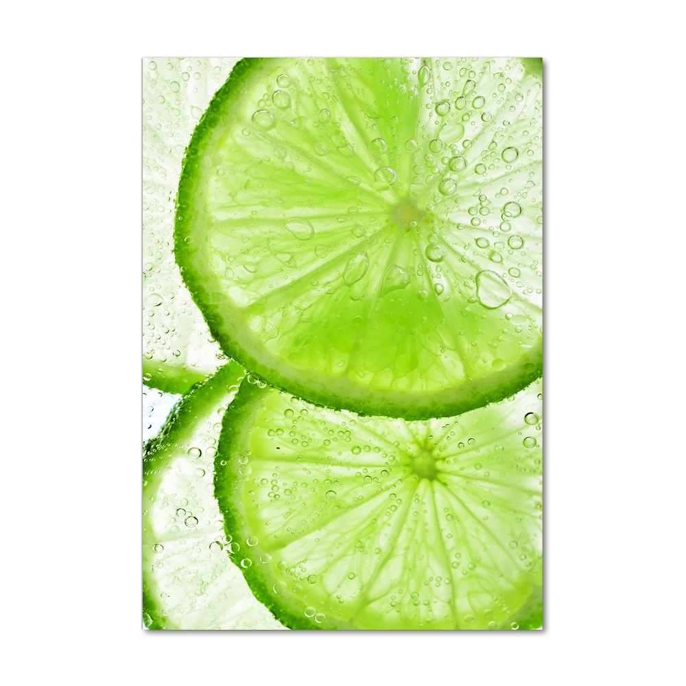 Print on acrylic glass Lime underwater