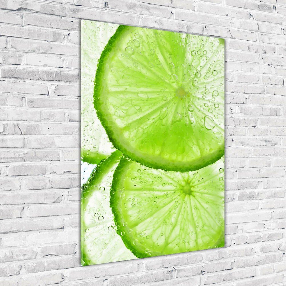 Print on acrylic glass Lime underwater