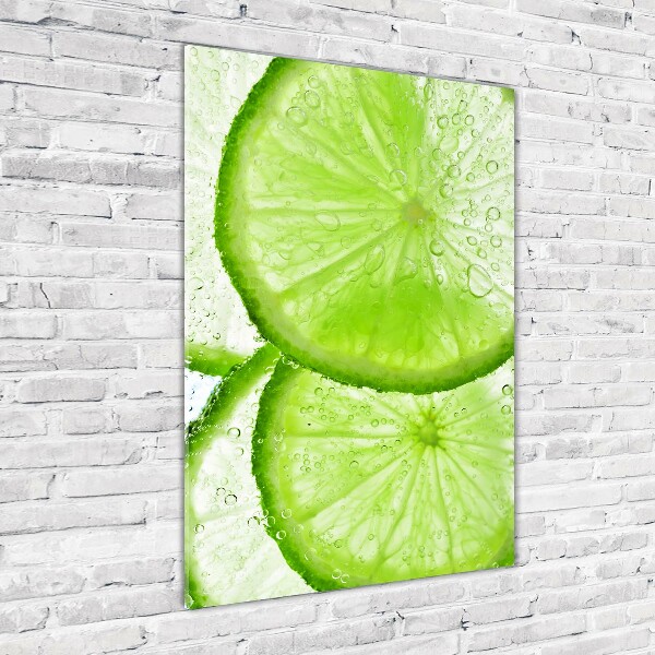 Print on acrylic glass Lime underwater