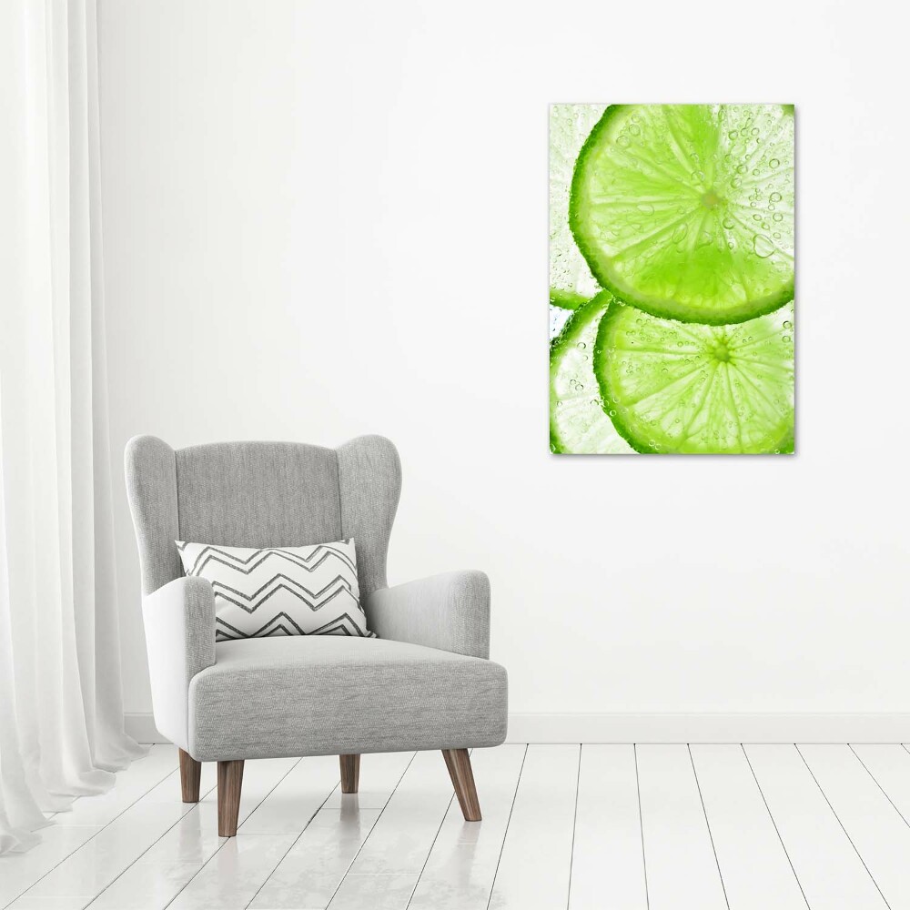 Print on acrylic glass Lime underwater