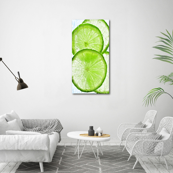 Print on acrylic glass Lime underwater