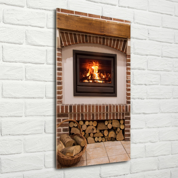 Wall art acrylic Fireplace