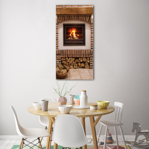 Wall art acrylic Fireplace