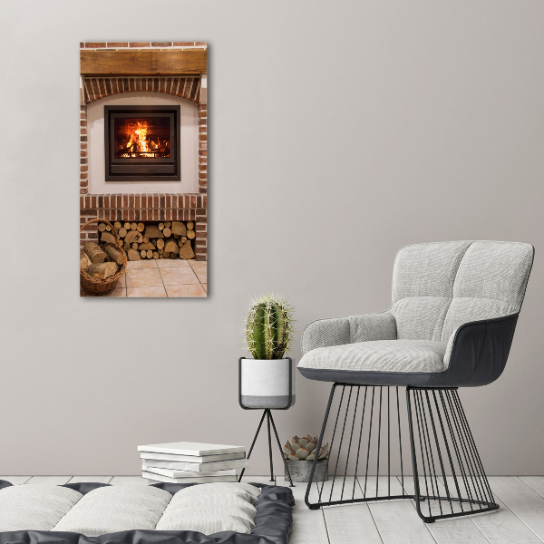 Wall art acrylic Fireplace