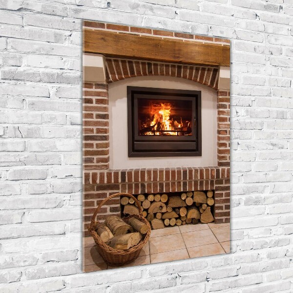 Wall art acrylic Fireplace