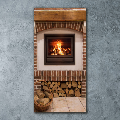 Wall art acrylic Fireplace