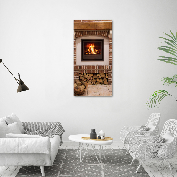 Wall art acrylic Fireplace