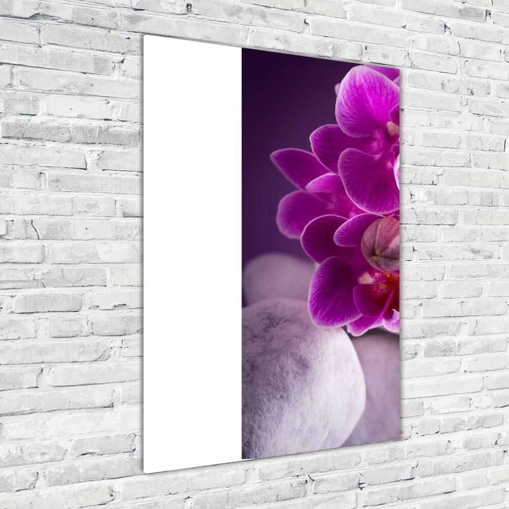 Print on acrylic Pink orchid