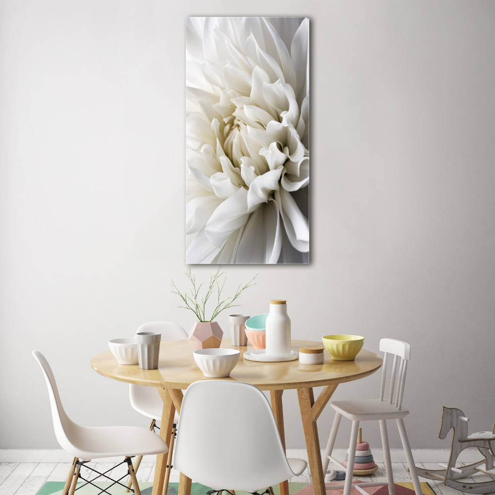 Print on acrylic White Dalia