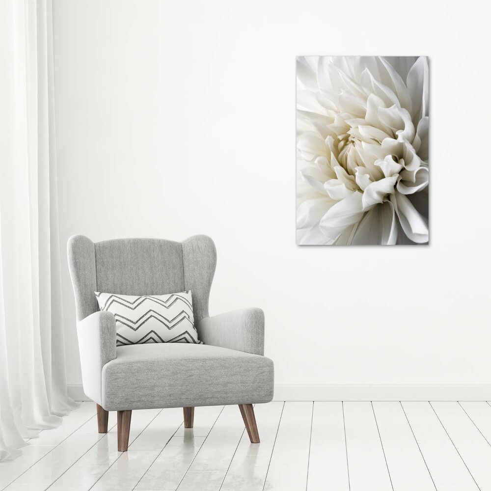 Print on acrylic White Dalia