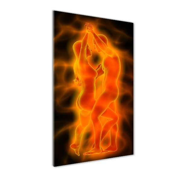 Acrylic glass print Dancing couple