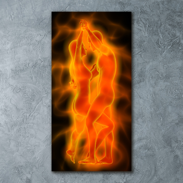 Acrylic glass print Dancing couple