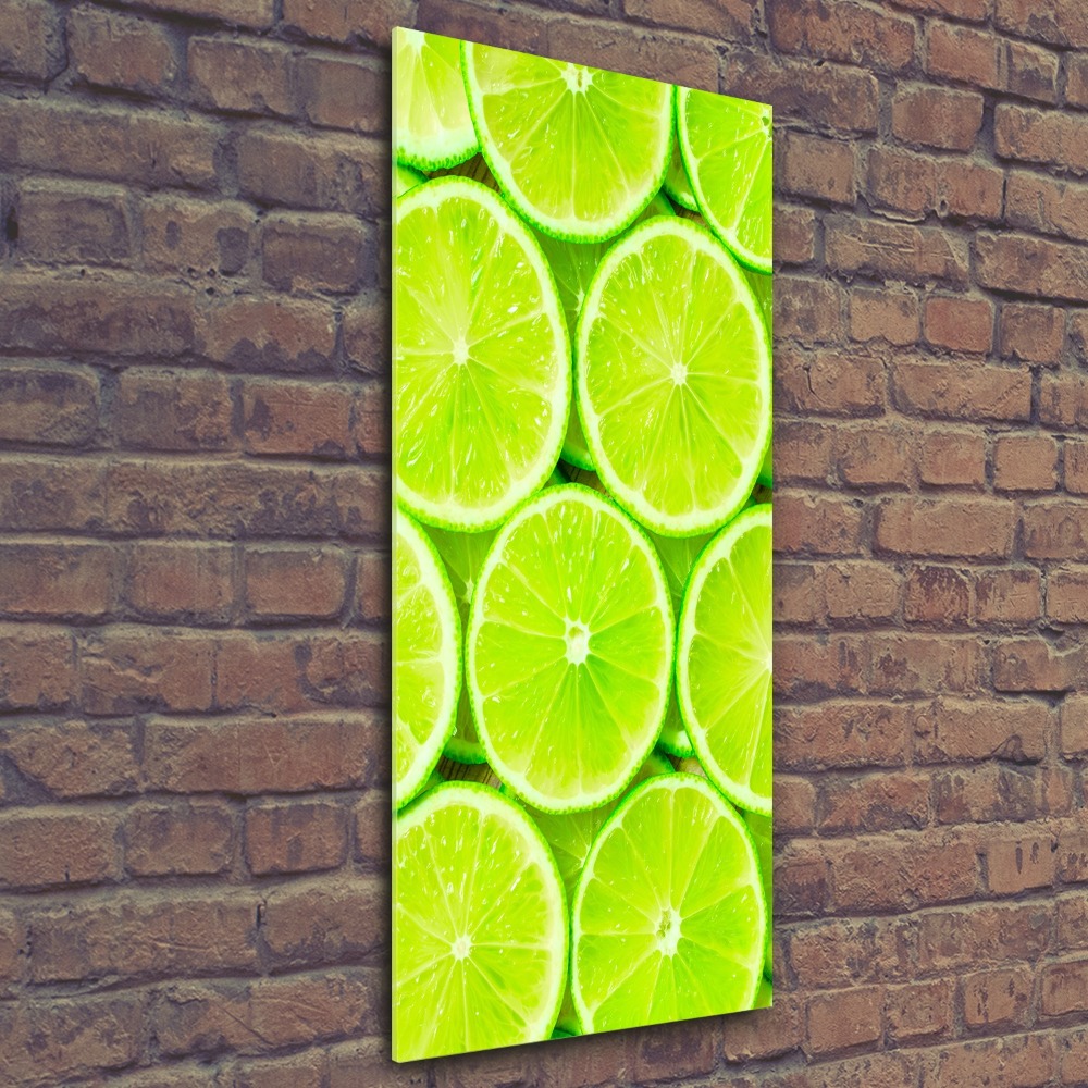 Acrylic glass print Lime