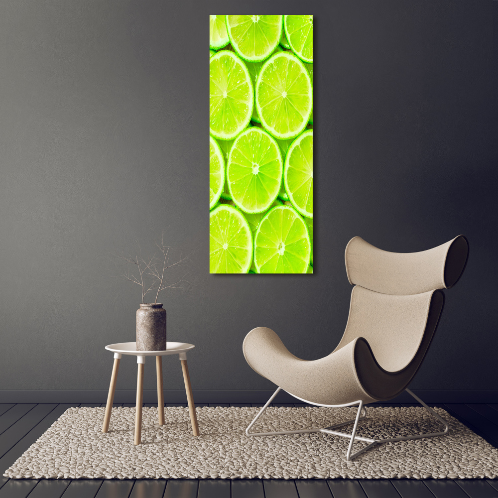 Acrylic glass print Lime