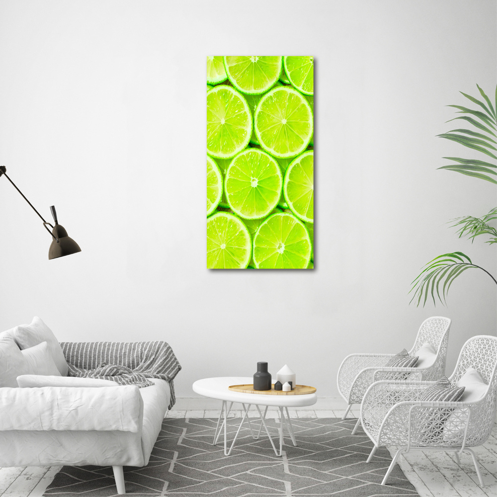 Acrylic glass print Lime