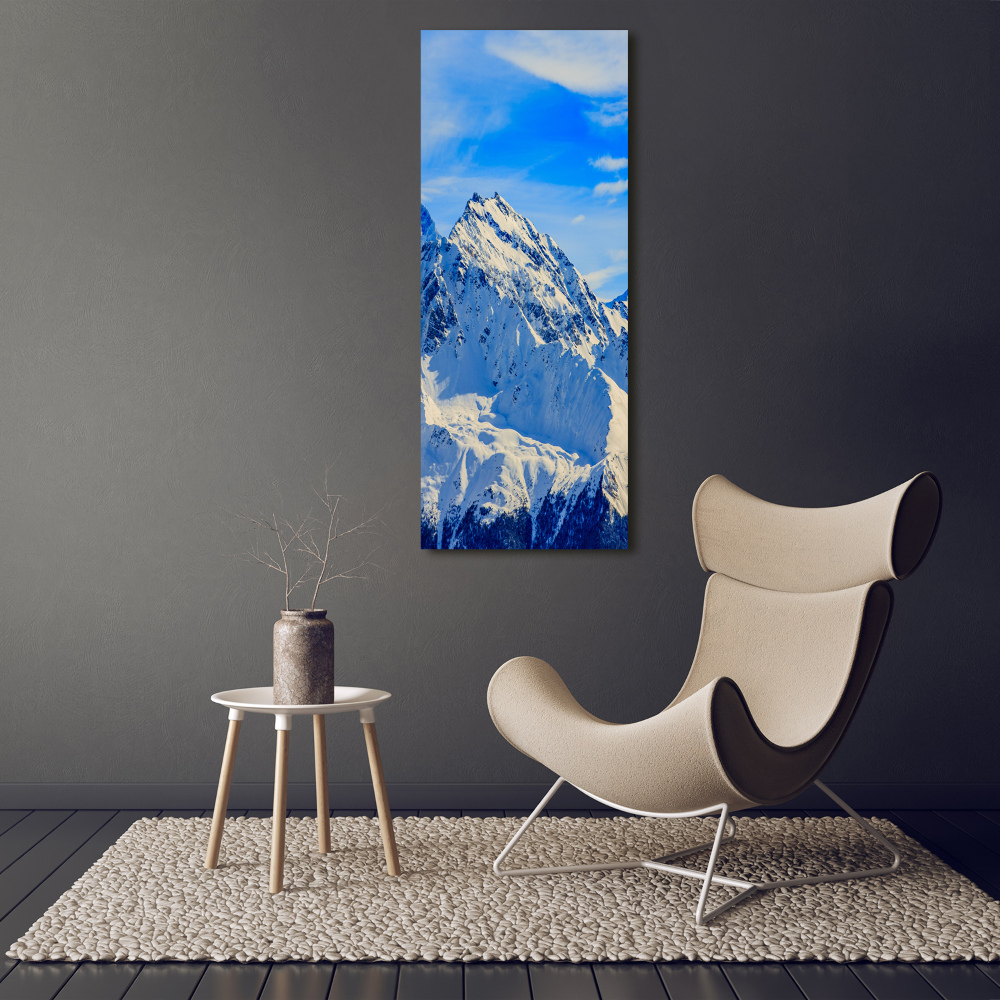 Print on acrylic Mountains in winter