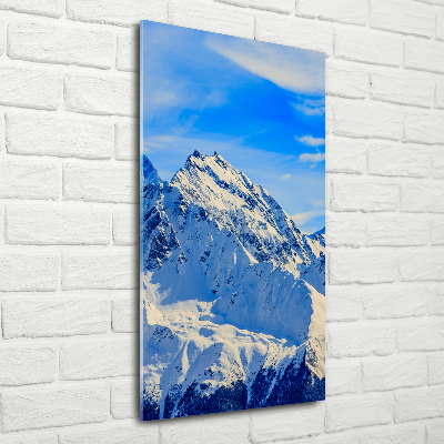 Print on acrylic Mountains in winter