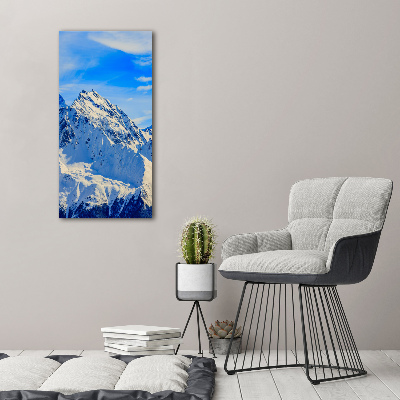 Print on acrylic Mountains in winter