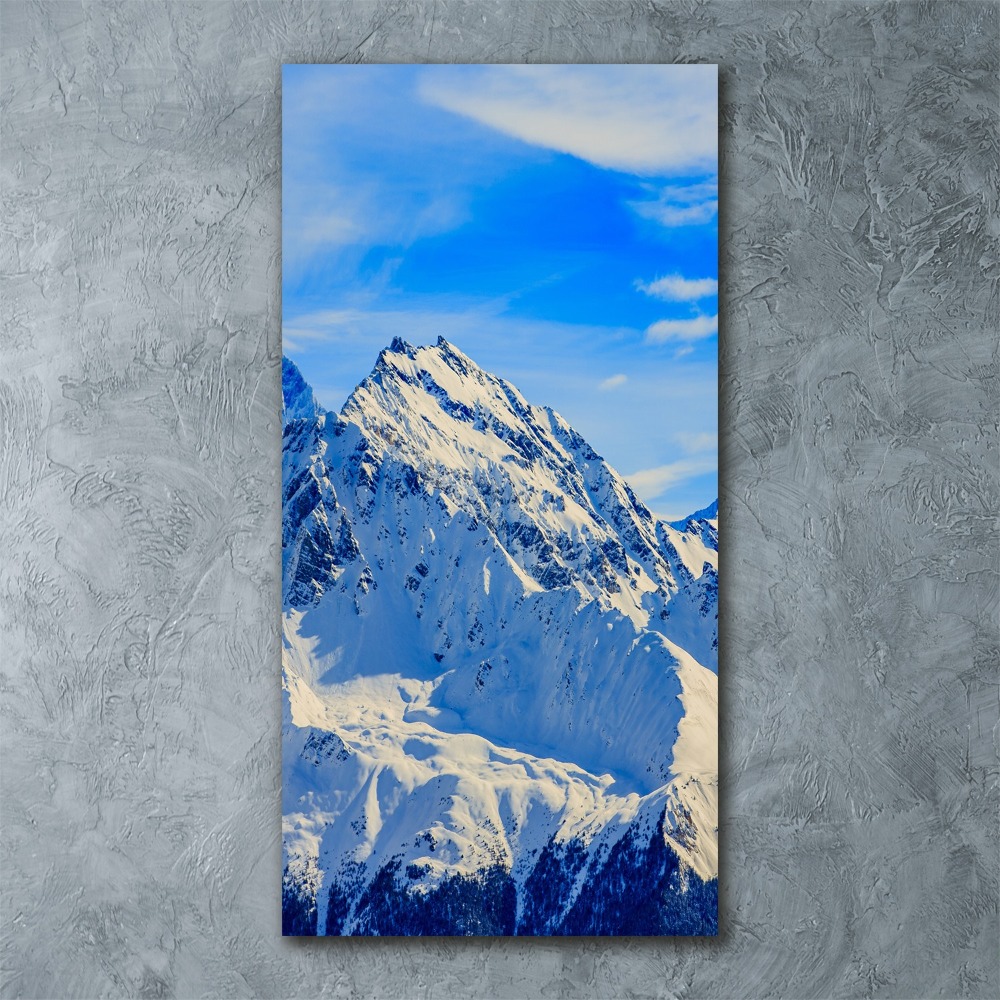 Print on acrylic Mountains in winter