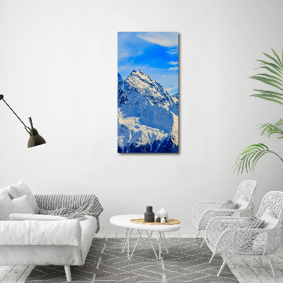 Print on acrylic Mountains in winter