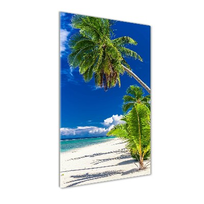 Wall art acrylic Tropical beach