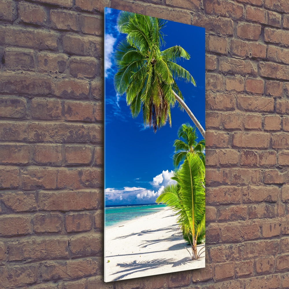 Wall art acrylic Tropical beach