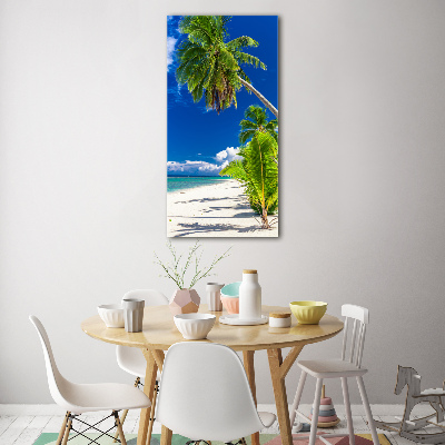 Wall art acrylic Tropical beach