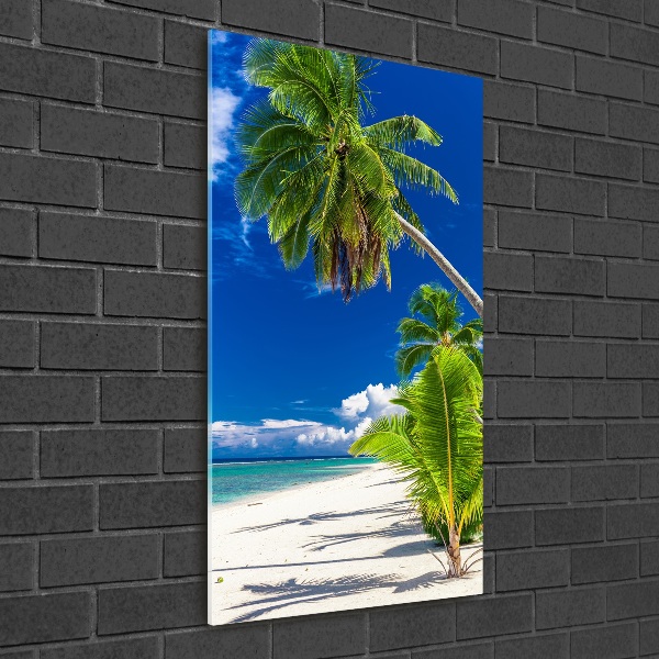 Wall art acrylic Tropical beach