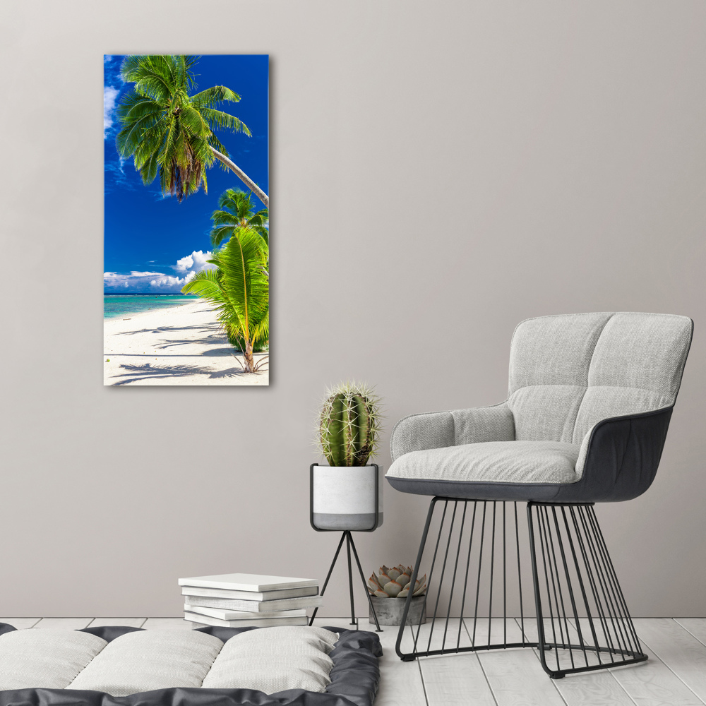 Wall art acrylic Tropical beach