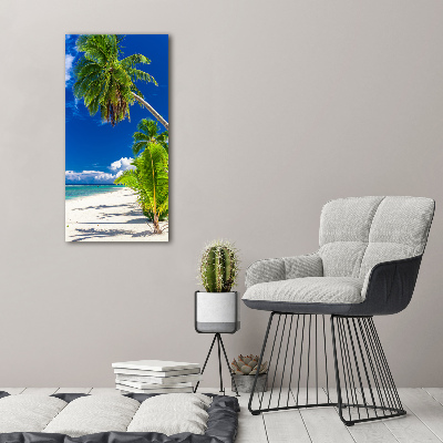 Wall art acrylic Tropical beach