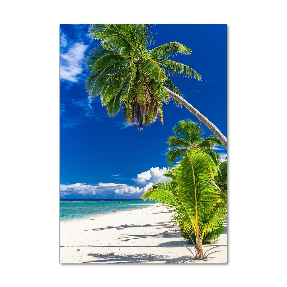 Wall art acrylic Tropical beach